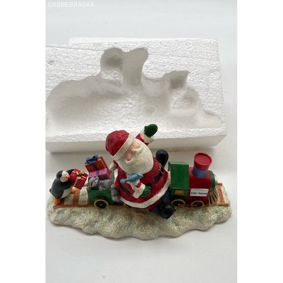 Russ Berrie and Co. Santa's Village‎ "The Santa Express" Christmas Figurine - Picture 1 of 10